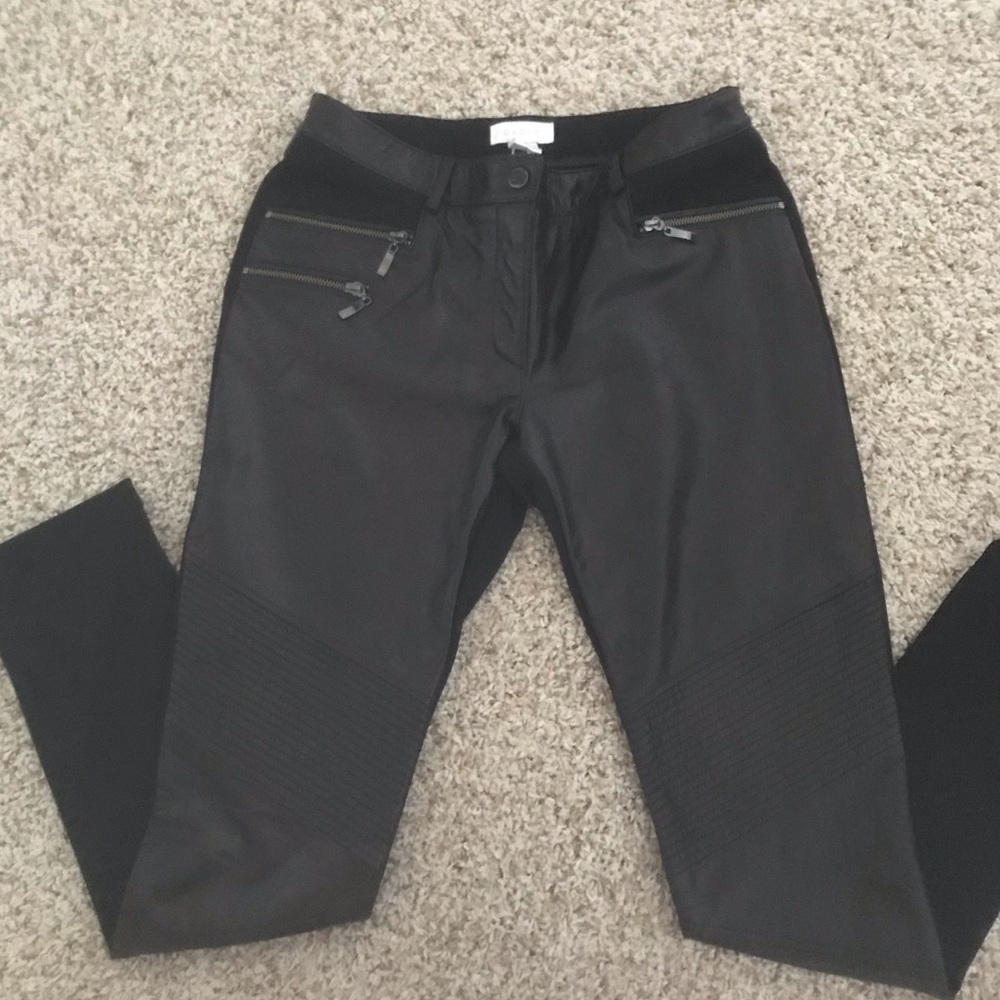 CLEAR OUT SALE NWT LEATHER Cache Pants Size 8